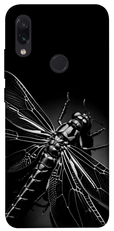 Чехол на Xiaomi Redmi Note 7 / Note 7 Pro / Note 7s Black dragonfly фото 1 из 1
