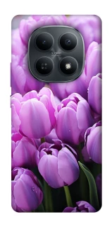 Чехол на Xiaomi Redmi Note 15 4G/5G (EU) Фиолетовые тюльпаны фото 1 из 1