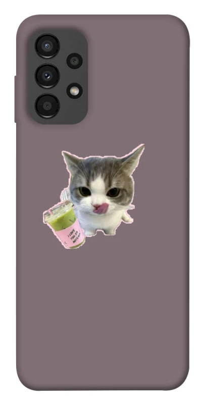 Чехол на Samsung Galaxy A13 4G cat matcha фото 1 из 1