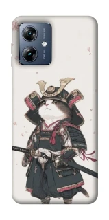 Чохол на Motorola Moto G54 Power Samurai Cat Warrior фото 1 з 1