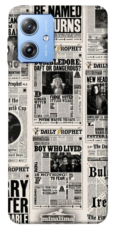Чохол на Motorola Moto G84 Harry Potter newspaper фото 1 з 1