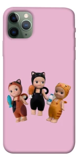 Чохол на Apple iPhone 11 Pro Max (6.5") Cat Cafe Trio фото 1 з 1