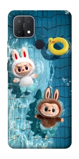Чохол на Oppo A15s / A15 Labubu in the pool фото 1 з 1