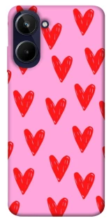 Чехол на Realme 10 4G Red hearts 2 фото 1 из 1