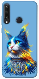 Чохол на Huawei Y6p Кіт патріот фото 1 з 1