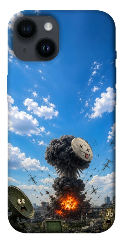 Чохол на Apple iPhone 14 (6.1") Moscow never sleeps ver.6 фото 1 з 1
