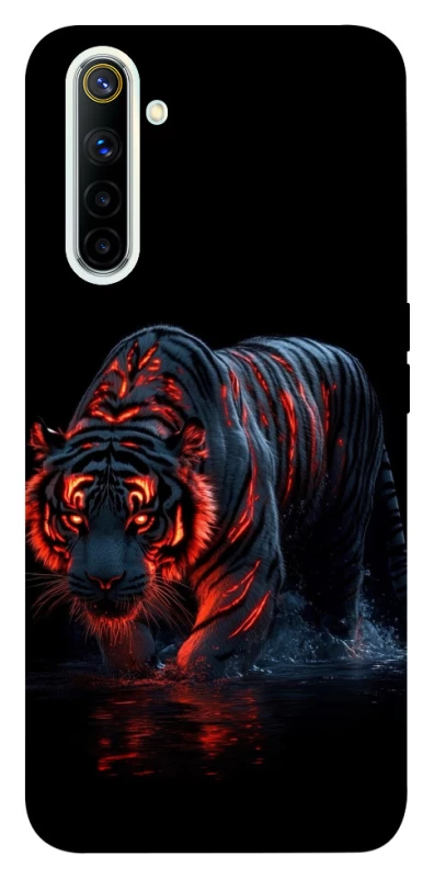 Чохол на Realme 6 fire tiger фото 1 з 1