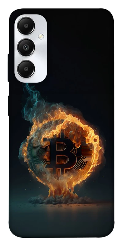 Чохол на Samsung Galaxy A05s Fire Bitcoin фото 1 з 1