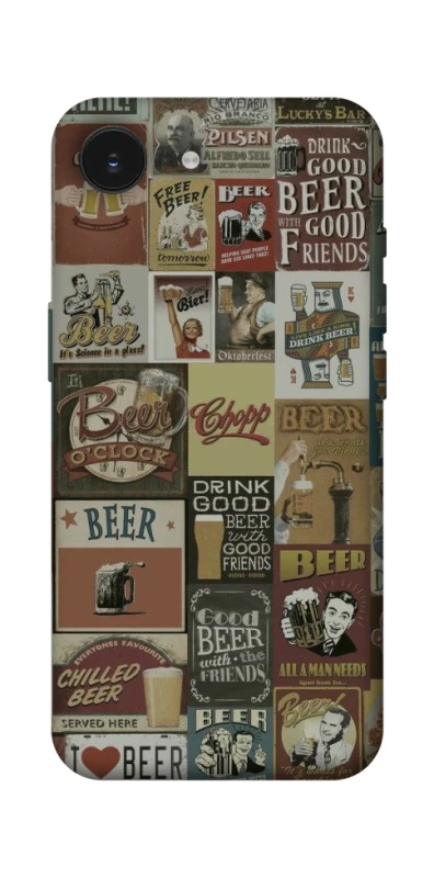 Чехол на Apple iPhone 16e (6.1") Retro collage ver.1 фото 1 из 1