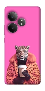 Чехол на Realme GT Neo 6 Леопард с кофе фото 1 из 1