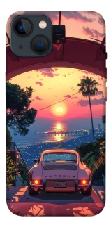 Чехол на Apple iPhone 13 (6.1") Porsche at sunset фото 1 из 1