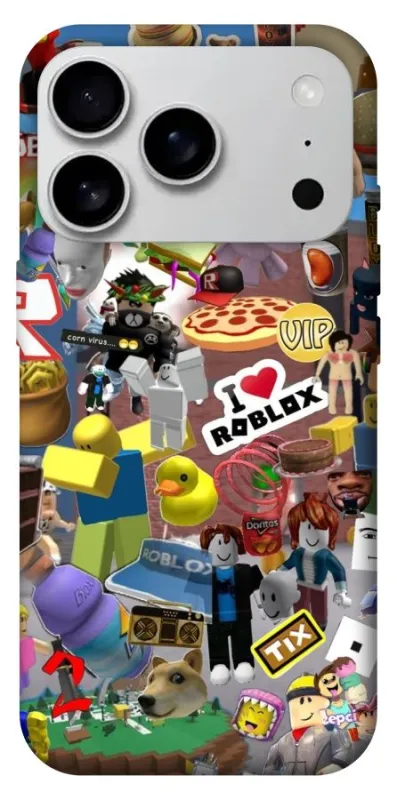 Чехол на Apple iPhone 18 Pro Max Roblox collage ver.5 фото 1 из 1