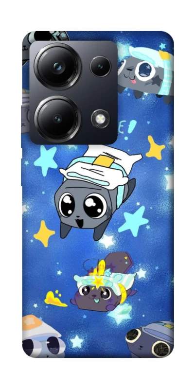 Чехол на Xiaomi Poco M6 Pro 4G Pebble kitten stars фото 1 из 1