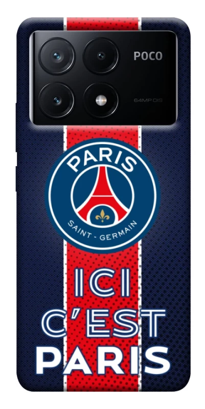 Чохол на Xiaomi Poco X6 FC PSG v1 фото 1 з 1