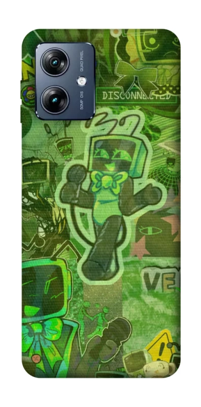 Чехол на Motorola Moto G54 Power Dandysworld tv green theme фото 1 из 1