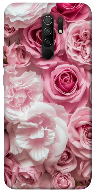 Чохол на Xiaomi Redmi 9 Рожеві Квіти фото 1 з 1