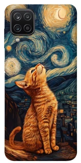 Чохол на Samsung Galaxy A12 van gogh cat фото 1 з 1
