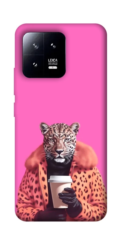 Чохол на Xiaomi 13 Леопард з кавою фото 1 з 1