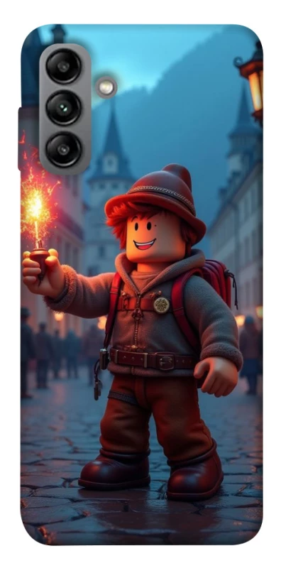 Чохол на Samsung Galaxy A04s Roblox Fire Logo Blue Flames фото 1 з 1
