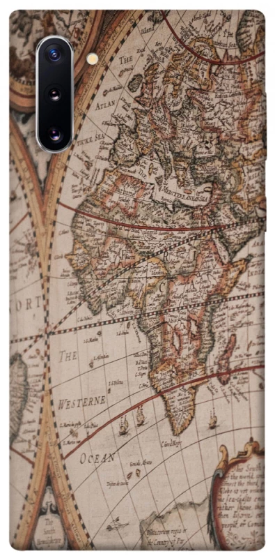 Чехол на Samsung Galaxy Note 10 Карта путешествий фото 1 из 1