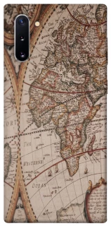 Чехол на Samsung Galaxy Note 10 Карта путешествий фото 1 из 1