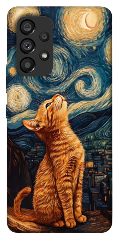 Чохол на Samsung Galaxy A53 5G van gogh cat фото 1 з 1