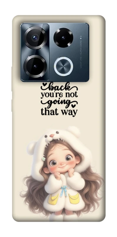 Чохол на Infinix Note 40 Pro 4G Don't look back фото 1 з 1