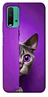 Чохол на Xiaomi Redmi Note 9 4G / Redmi 9 Power Кіт-підглядач фото 1 з 1