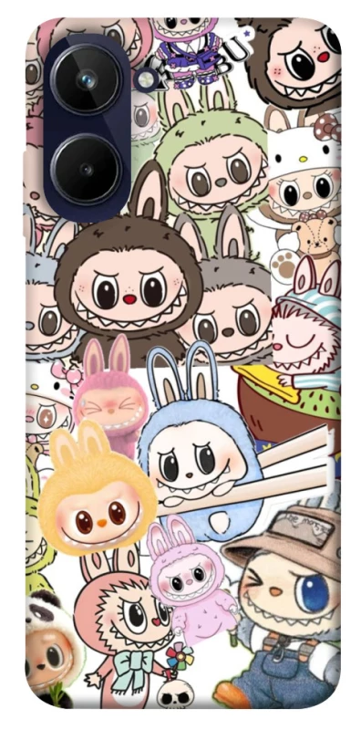 Чохол на Realme 10 4G All Labubus фото 1 з 1