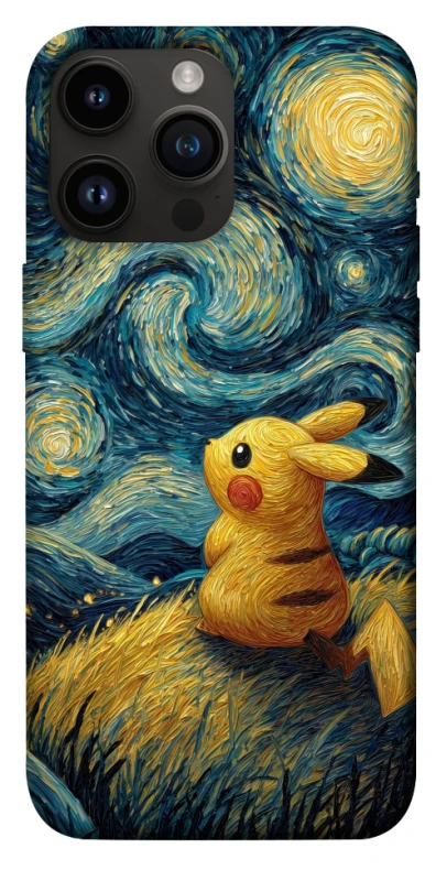 Чохол на Apple iPhone 14 Pro Max (6.7") Pikachu and Van Gogh фото 1 з 1
