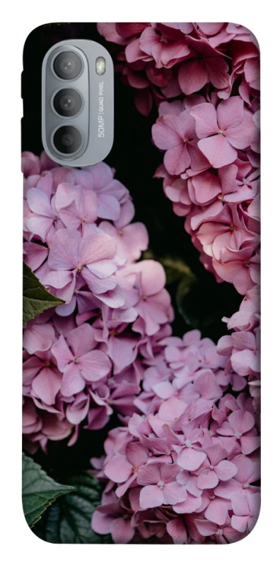 Чохол на Motorola Moto G31 Рожеві гартензії фото 1 з 1