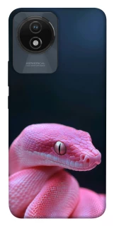 Чехол на Vivo Y02 Розовая Змея фото 1 из 1