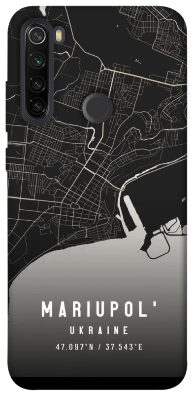 Чохол на Xiaomi Redmi Note 8T Mariupol map фото 1 з 1