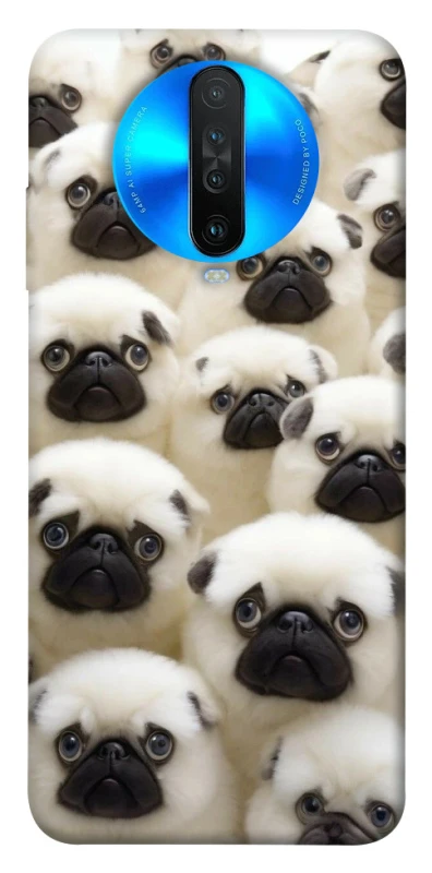Чохол на Xiaomi Redmi K30 Doggy Pug Love фото 1 з 1