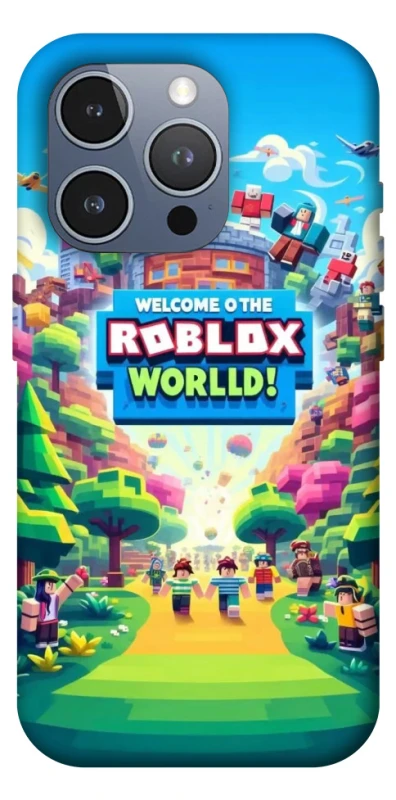 Чехол на Apple iPhone 16 Pro Max Roblox World фото 1 из 1