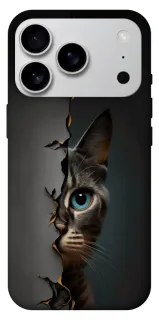 Чехол на Apple iPhone 18 Pro Max Кот-подглядыватель v2 фото 1 из 1