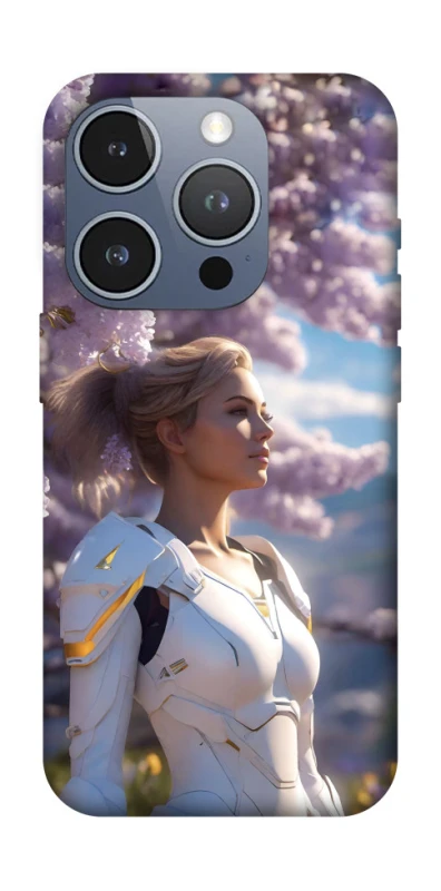 Чехол на Apple iPhone 16 Pro Cyber space girl ver.1 фото 1 из 1