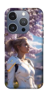 Чехол на Apple iPhone 16 Pro Cyber space girl ver.1 фото 1 из 1