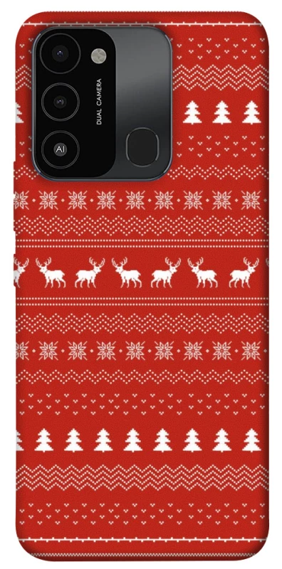 Чохол на TECNO Spark 8C Новорічний v12 фото 1 з 1