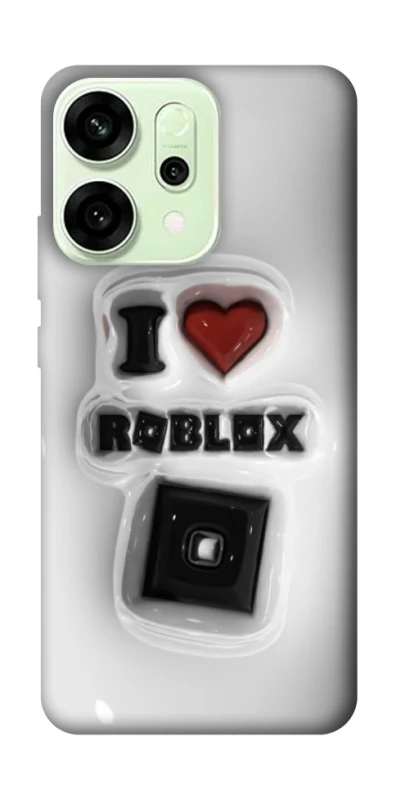 Чохол на Oppo Reno 14 I love Roblox фото 1 з 1