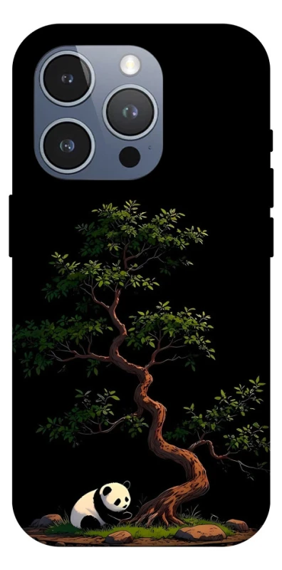 Чехол на Apple iPhone 16 Pro Max Panda and tree фото 1 из 1