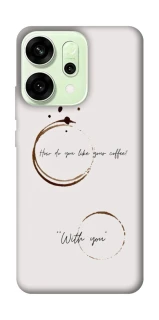 Чехол на Oppo Reno 14 Coffee with you фото 1 из 1