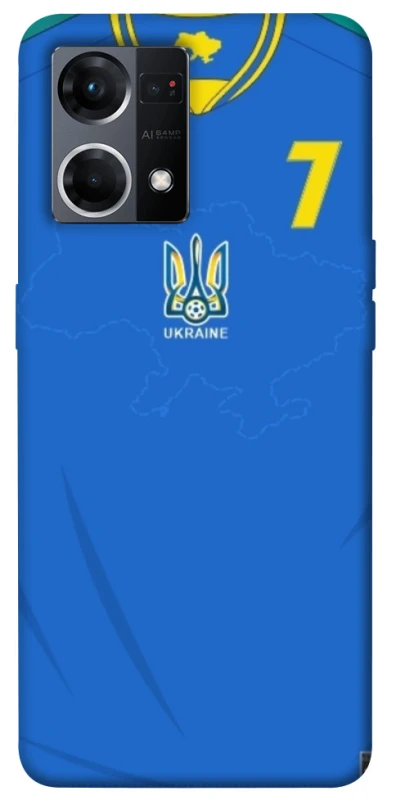 Чохол на Oppo Reno 7 4G UA-Football ver.4 фото 1 з 1