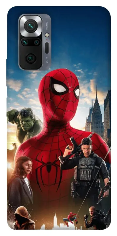 Чехол на Xiaomi Redmi Note 10 Pro Spider Man ver.2 фото 1 из 1