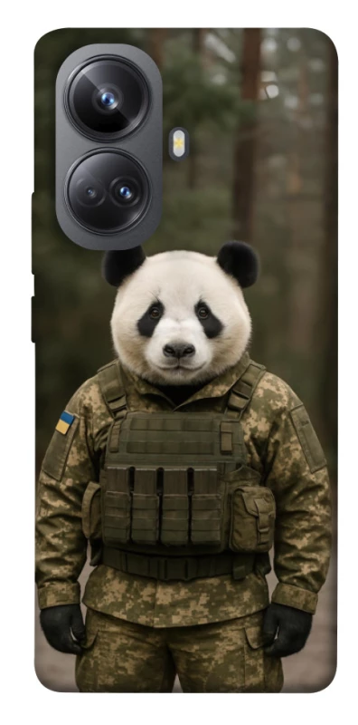 Чехол на Realme 10 Pro+ Панда защитник фото 1 из 1