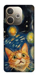 Чехол на Oppo A5 Pro 4G paint cat фото 1 из 1