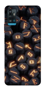 Чехол на ZTE Blade A71 Огненые руны фото 1 из 1