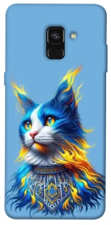 Чохол на Samsung A530 Galaxy A8 (2018) Кіт патріот фото 1 з 1
