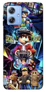 Чехол на Motorola Moto G84 Roblox collage ver.4 фото 1 из 1