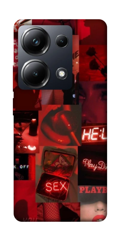 Чехол на Xiaomi Poco M6 Pro 4G Love collage ver.3 фото 1 из 1